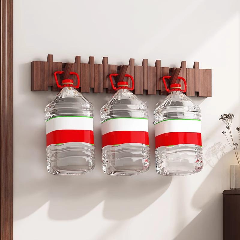 Solid Wood Wall-Mounted Piano Key Coat Hook - No-Drill Storage Rack for Clothes & Hats