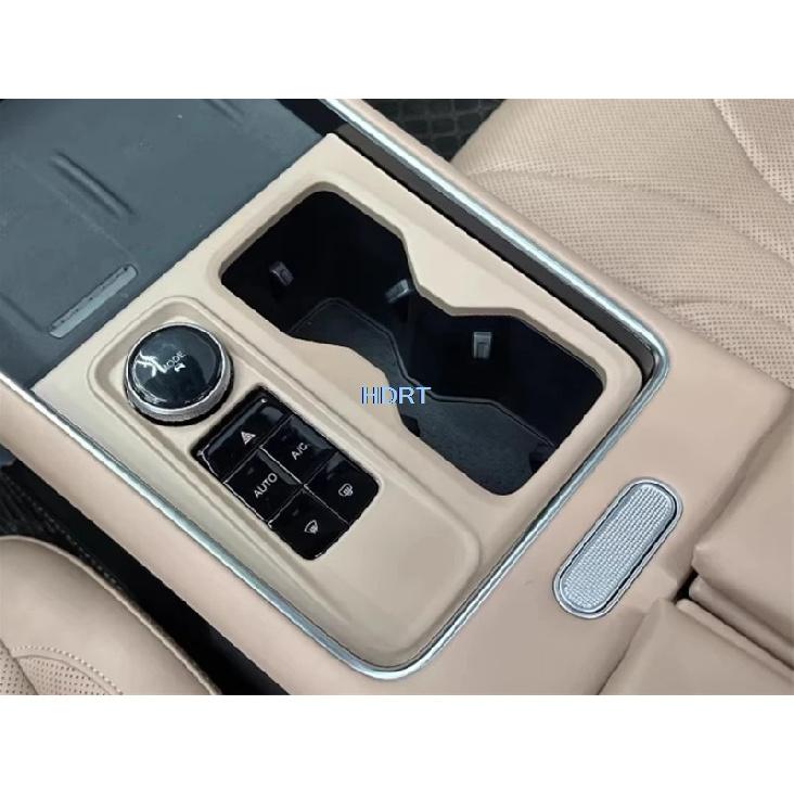 Car Styling Amber Brown Interior Gear Shift Window Lifting Panel Outlet For Chery Jaecoo 8 J8/Tiggo 8 L/Tiggo 9/Fulwin T9 2024 +