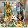 1pc Colorful Outdoor Portable Blanket with Jungle Animal Motifs - Lightweight Home Goods Bed Blanket, Suitable for Travel And Camping, Living Room, Of