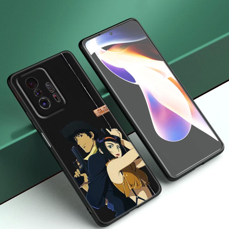 Space Cowboy Bebop Phone Case For Xiaomi Mi A2 8 9 SE Note 10 10T 11 12 Lite 9T 11T 12S 12T Pro A3 6X 12X Soft TPU Black Cover