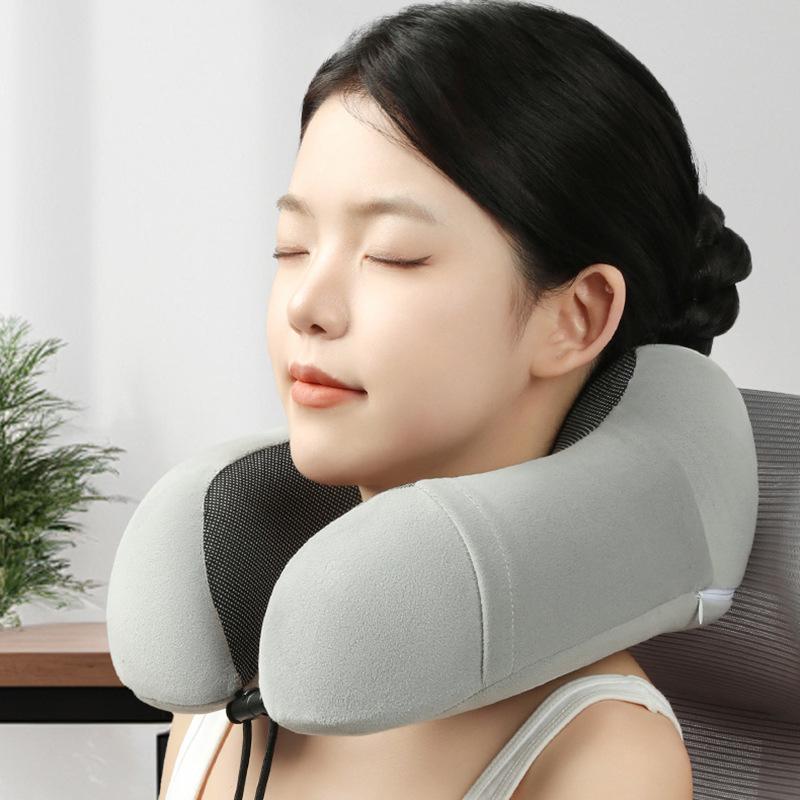 Oreiller cervical, oreiller de voyage en avion ou en voiture, oreiller cervical en forme de U