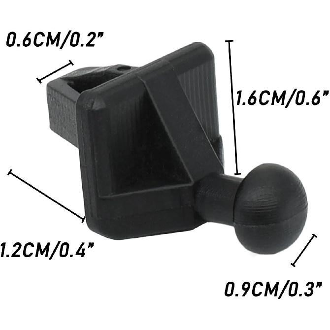 2Pcs for Nissan for Kicks for Versa for Note 2014-2021 for Micra for Cargo Cover Hook 79916-D1000 Car Interior Trim Parts Trunk Shelf Cord Hook