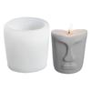Abstract Face Silicone Candle Mold DIY Handmade Plaster Sculpture Decor