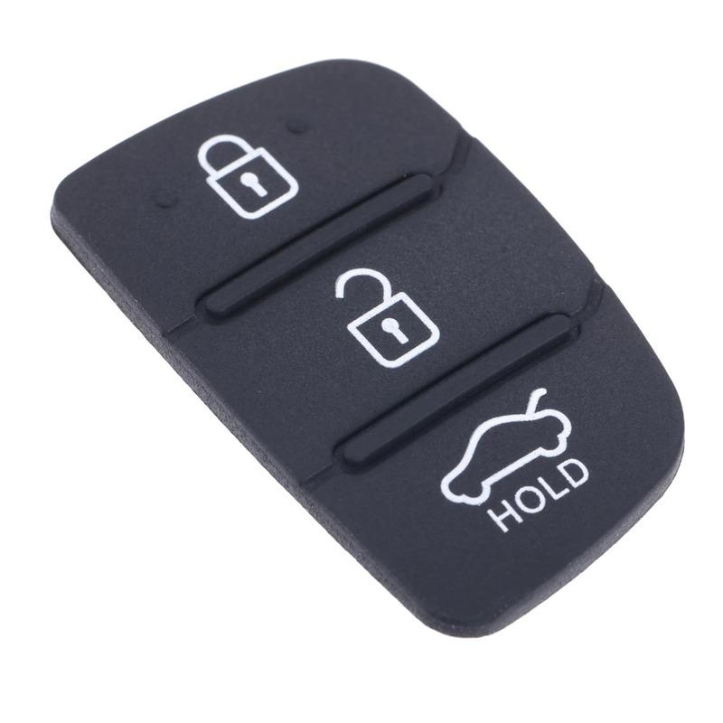 3 Buttons Silicon Pad Remote Control Key Fob Fit for Hyundai i10 i20 i30 ix20 ix35 Elantra and KIA Carens Ceed Picanto Sorento 3 Buttons