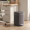 OdorSealing Pedal Trash Can with Lid | Smooth Matte Finish, Compact Freestanding Design, for