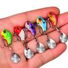 Mini VIB Spinnerbait: Sinking Rotating Vibration Artificial Fishing Lure with Bionic Design