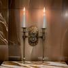 Antique European Styles Metal Candle Sconce Wall Mount Candle Holder Candlestick for Living Room and Wedding Decoration