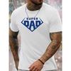 Unisexs Summer Fashion Tshirt With Unique Letter Print Design  Casual Round Neck Polyester Machine Washable