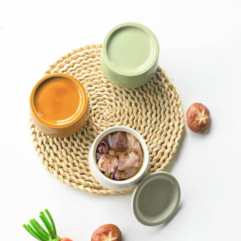 Ceramic Double Boiler Stew Pot
