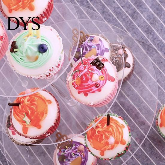 Kuchenständer 1 Set Ständer 3/4 Schichten Transparent Rund Große Kapazität Cupcake Einfache Montage Acryl Party Turm Hochzeit Zubehör Regal