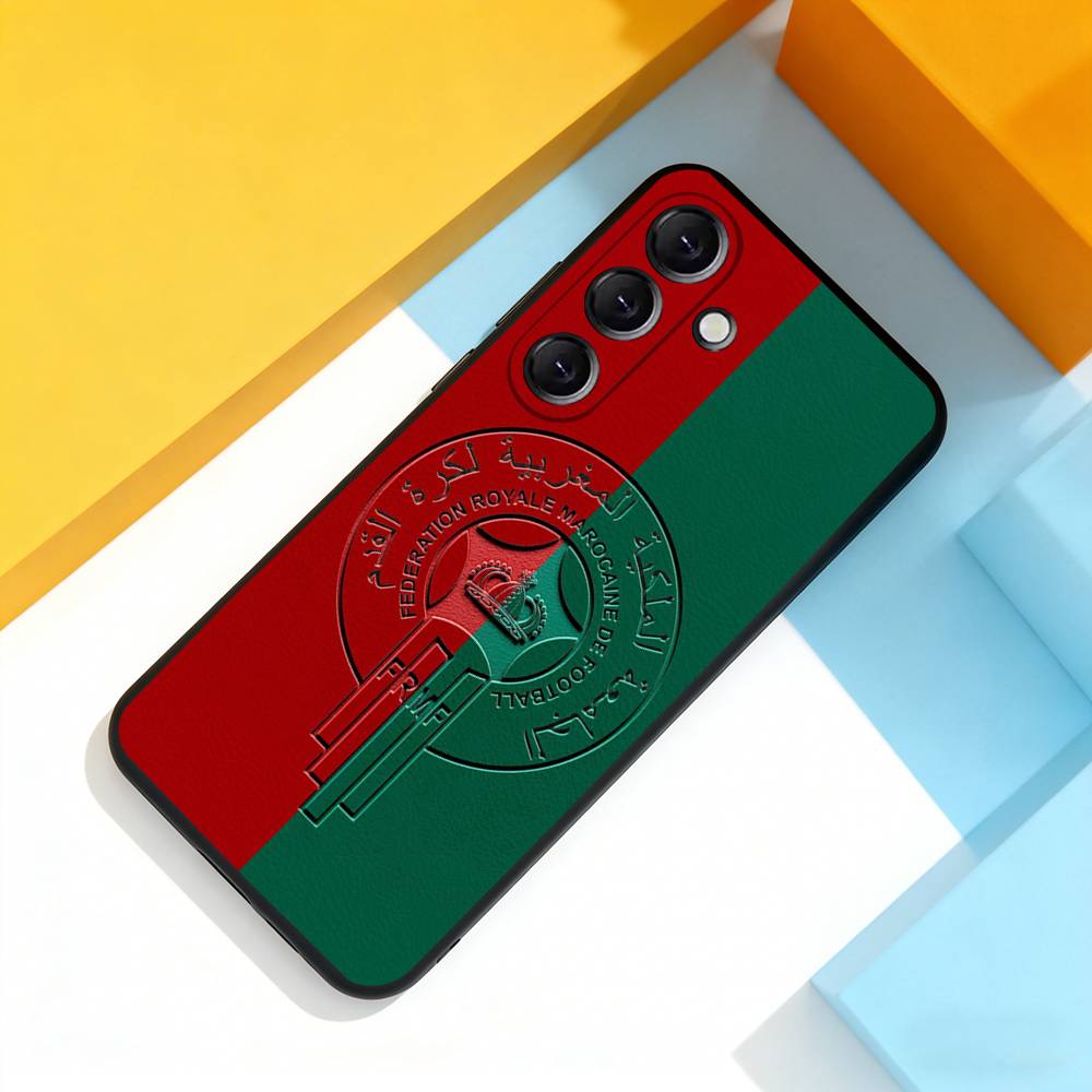 M-Maroc Morocco Flag MAP Phone Case For Samsung Galaxy A 22,71,53,52,51,72,73,5G,Note,J7,8,9 Soft Black Cover Samsung a80