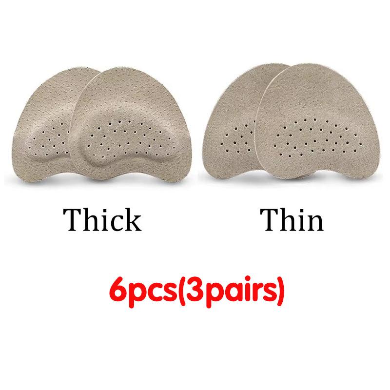 2/3/5pairs Sandals Anti-slip Stickers Leather Forefoot Pad Women High Heels Pain Relief Insert Cushion Foot Care Shoes Pad