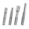 4Pcs Drill Socket Adapter 1/4 3/8 1/2 Nut Driver Socket Hexagonal Shank Extension Socket Adapter For Screwdriver Hand Tool