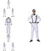 Astronaut Costume For Adults With Zipper Halloween Role Play Dressup