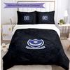 Portsmouth FC Printed 3PCS Bedding Set Breathable Duvet Cover with Pillowcases Decorative Bed Linen for Bedroom Home