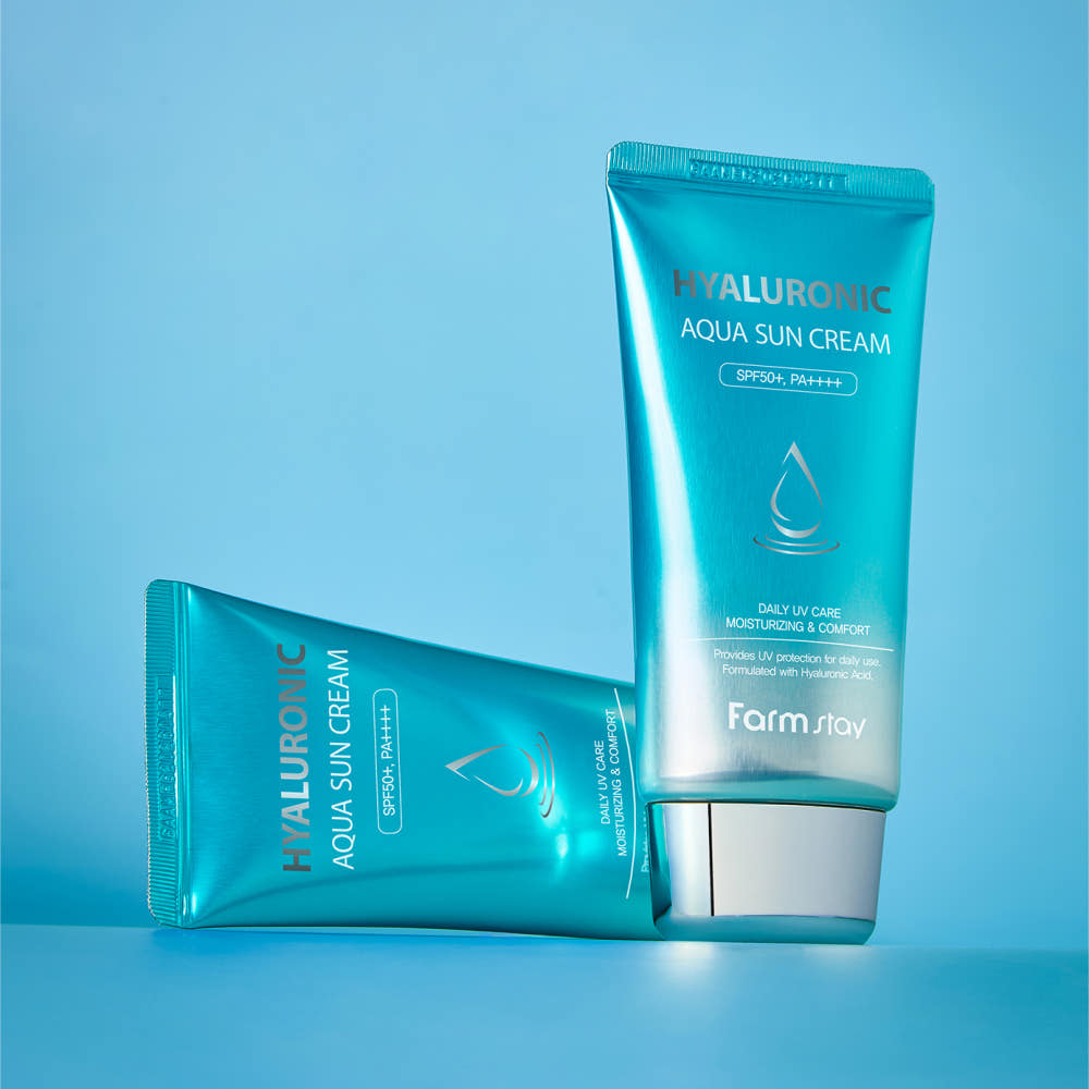 Farmstay Hyaluronic Aqua Sun Cream SPF50+ PA++++ Hydrating UV Protection 70g