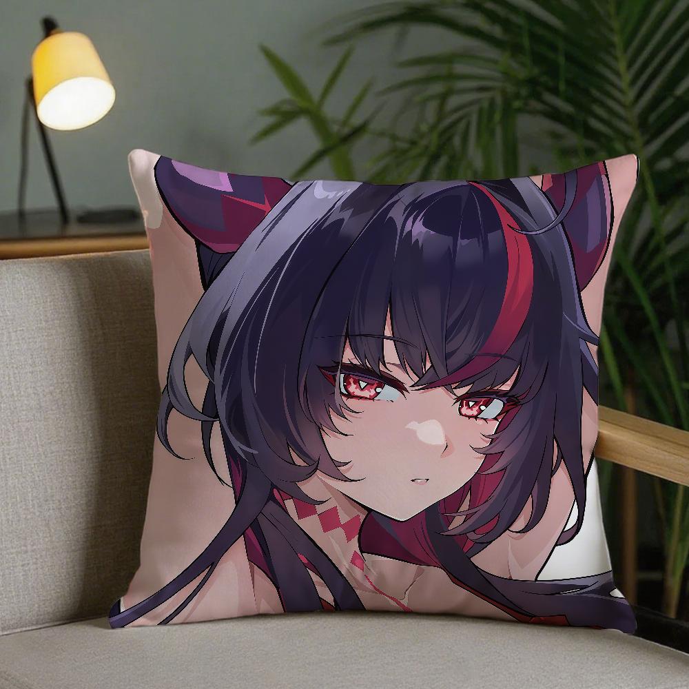 NTE Game SShinku Neverness To Everness Pillow Case Square DoubleSided Printing Sofa Cushion Cover Pillowcase Bedroom Bedside