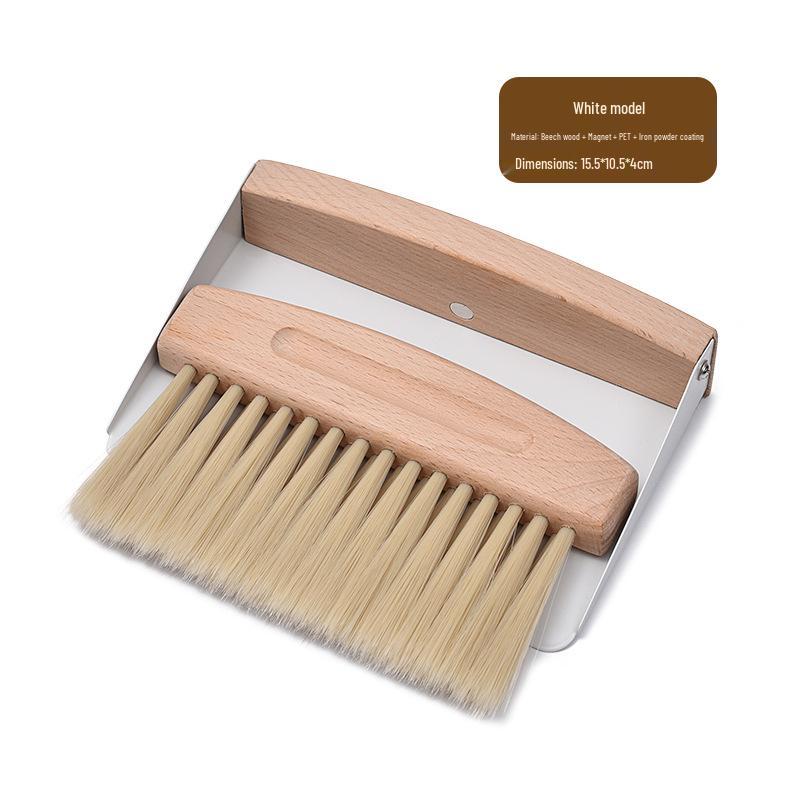 

Mini Desktop Broom and Dustpan Set for Pet and Keyboard Cleaning - 2 Pieces белый