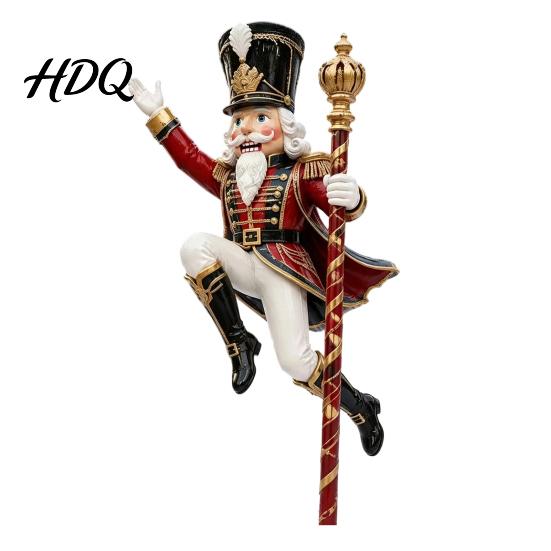 Christmas Courtyard Decor Garden Stake Santa Claus Snowman Nutcracker Trumpet Angel Yard Xmas Lawn Decorations