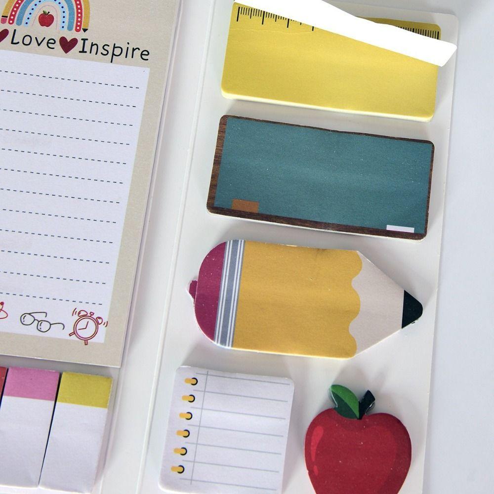 Self-Stick Sticky Note Pads Teachers' Day Theme Writing Memo Pads  Teaching Supplies