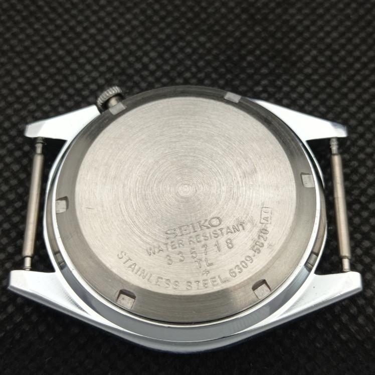 YENİLENMİŞ VINTAGE SEIKO 5 OTOMATİK 6309A JAPON ERKEK D/D SİYAH SAAT a318630-9