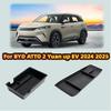 For BYD ATTO 2 Yuan Up EV 2024 2025 Armrest Box Storage Tray Console Holder Container Organizer Car Accessory
