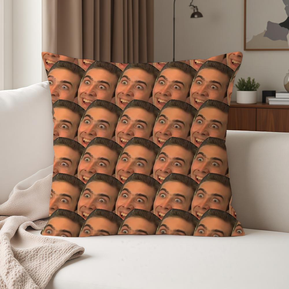 Actor New Pop N-Nicolas C-Cage Pillow Case Suitable For Bedrooms Living Rooms Cars Home Decoration