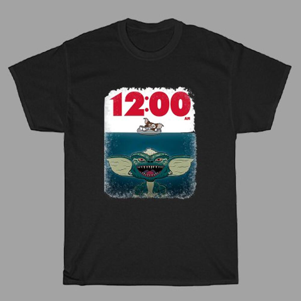 12 am Gremlins Movie Men#039;s Black Size S to 3XL Unisex T-Shirt L