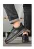 Men's Summer White Leather Slip-On Casual Breathable Shoes