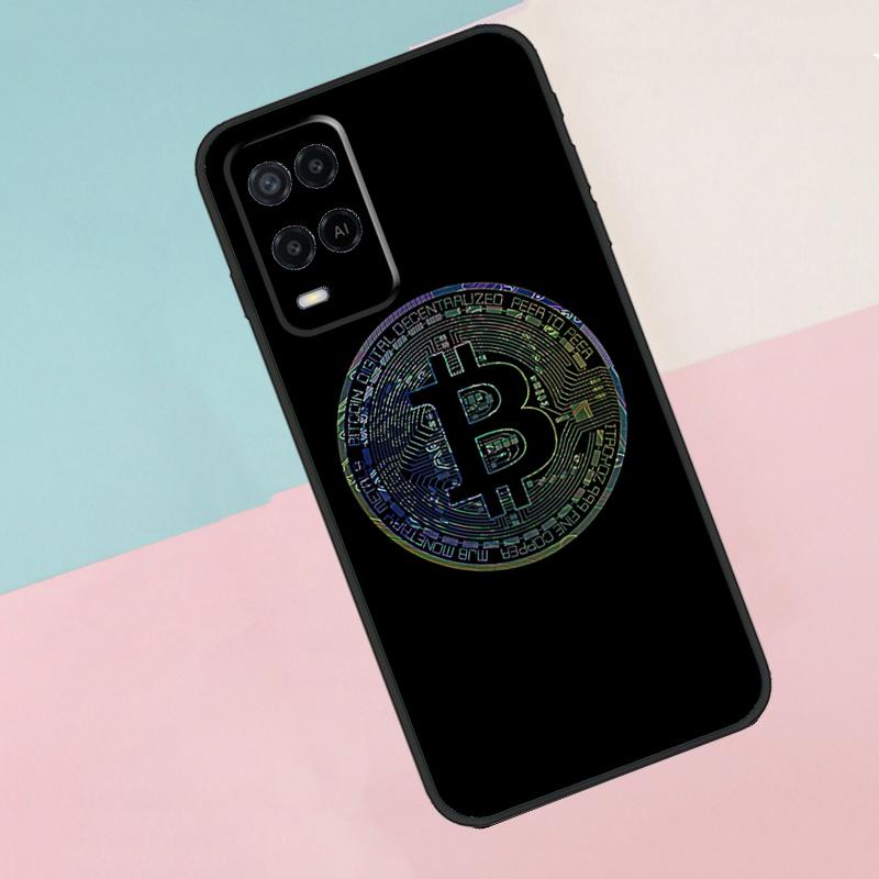 Bitcoin For Oppo A18 A38 A78 A98 A96 A58 A17 A77 A80 A40 A60 A16 A76 A74 A94 A54 A15 A57S Phone Case