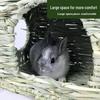 Foldable Grass Nest for Small Pets: Rabbit, Hamster, Guinea Pig 