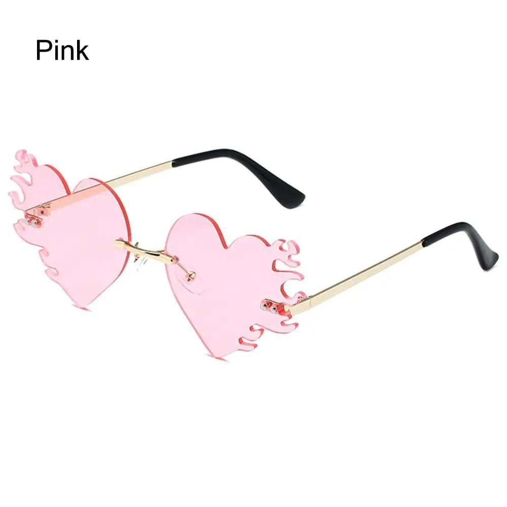 1PC Fashion Rimless Sunglasses Women Men Diamond Shape True Film Sun Glasses UV400 Trending Vintage Streetwear Narrow Eyewear