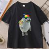 Silly Seal T Shirt Funny Animal Meme Graphic T Shirts Cotton Short Sleeve Round Neck Breathable Tshirts Unisex Man Woman