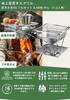 CAMPING MOON Tabletop Fire XS Compact Fire with Canvas Grill, Pit, Pit, Case, X-MINI-Pro