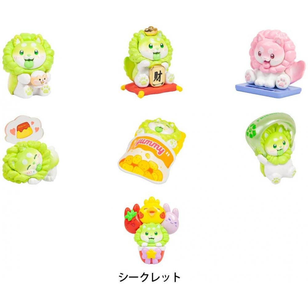 Vegetable Fairy Cabbage Dog Rookie Series Trading Figure 1box 6pcs