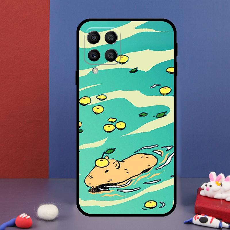 Capybara Lovely Animal For Samsung Galaxy M33 M13 M23 M53 M15 M55 M31 M51 M14 M34 M54 M20 M30s M32 M52 Phone Case