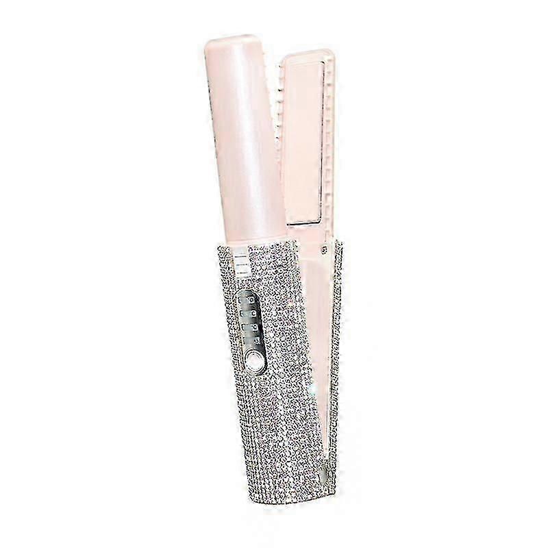 2-In-1 Electric USB Hair Straightening Brush