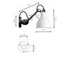Modern Nordic Minimalist Swing Arm Wall Lamp