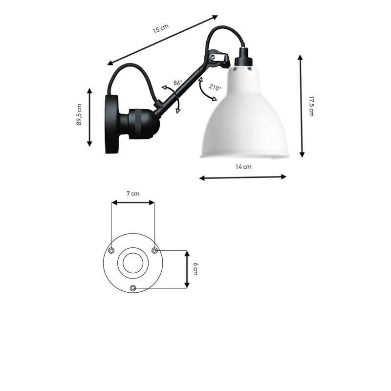 Modern Nordic Minimalist Swing Arm Wall Lamp
