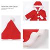 MiniBeans Santa Hooded Santa Costume Dress, One-Piece (80cm)