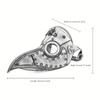 Maschera Steampunk Medico della Peste Costume Cosplay Halloween Masquerade Accessori Maschera Gotica