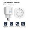 Tuya 16A 20A Eu Smart Steckdose Wifi Smart Plug mit Leistungsüberwachung Timingfunktion Sprachsteuerung Alexa Google Home Sprachsteuerung