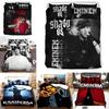 Set Biancheria da Letto Stampa Digitale 3D Eminem con Tessuto Cottonfeel per Arredo Camera da Letto Moderna