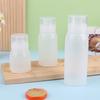 Squeeze Sauce Bottle Durable Leak Proof Refillable Plastic Condiment Container For Salad Ketchup Honey Jam Squeeze Sauce Bottle
