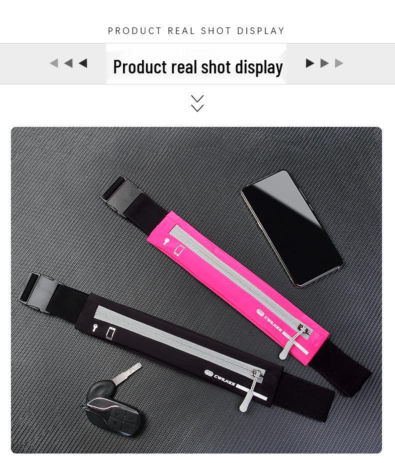 Unisex Wasserdichte Lycra Lauf-Bauchtasche – Unsichtbarer Elastischer Fitnessgürtel für Outdoor-Sportarten