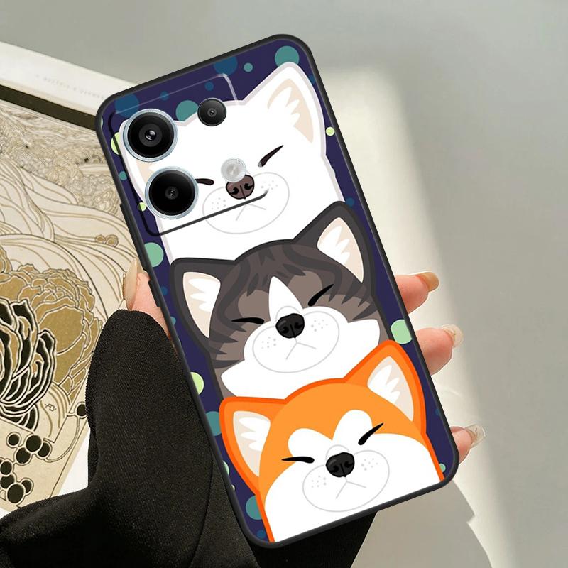 

Animal Cute Dog Akita Case For Xiaomi Redmi Note 14 12 11 9 10 13 Pro 9S 10S 11S 12S Redmi 13C 10C 12C 14C Cover Redmi Note 12 4G