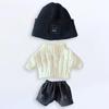 niannyyhouse Doll Clothing Set 20cm Twist Sweater Hat Shorts 3 Pieces Plush Toy Cotton Baby Doll Clothes