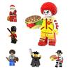 Mini Toy Figures From Cartoon City Movie 4.5cm/1.77in Size Abs Plastic Small Building Blocks