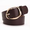 New Commuter Versatile Irregular Alloy Buckle Wide Belt for Women Simple Fashion Decorative Jeans Women's Belt