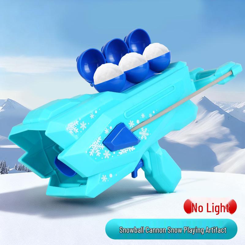 Children's Snowball Launcher - Winter Outdoor Play Snowball Thrower and Clip for Snowball Fights